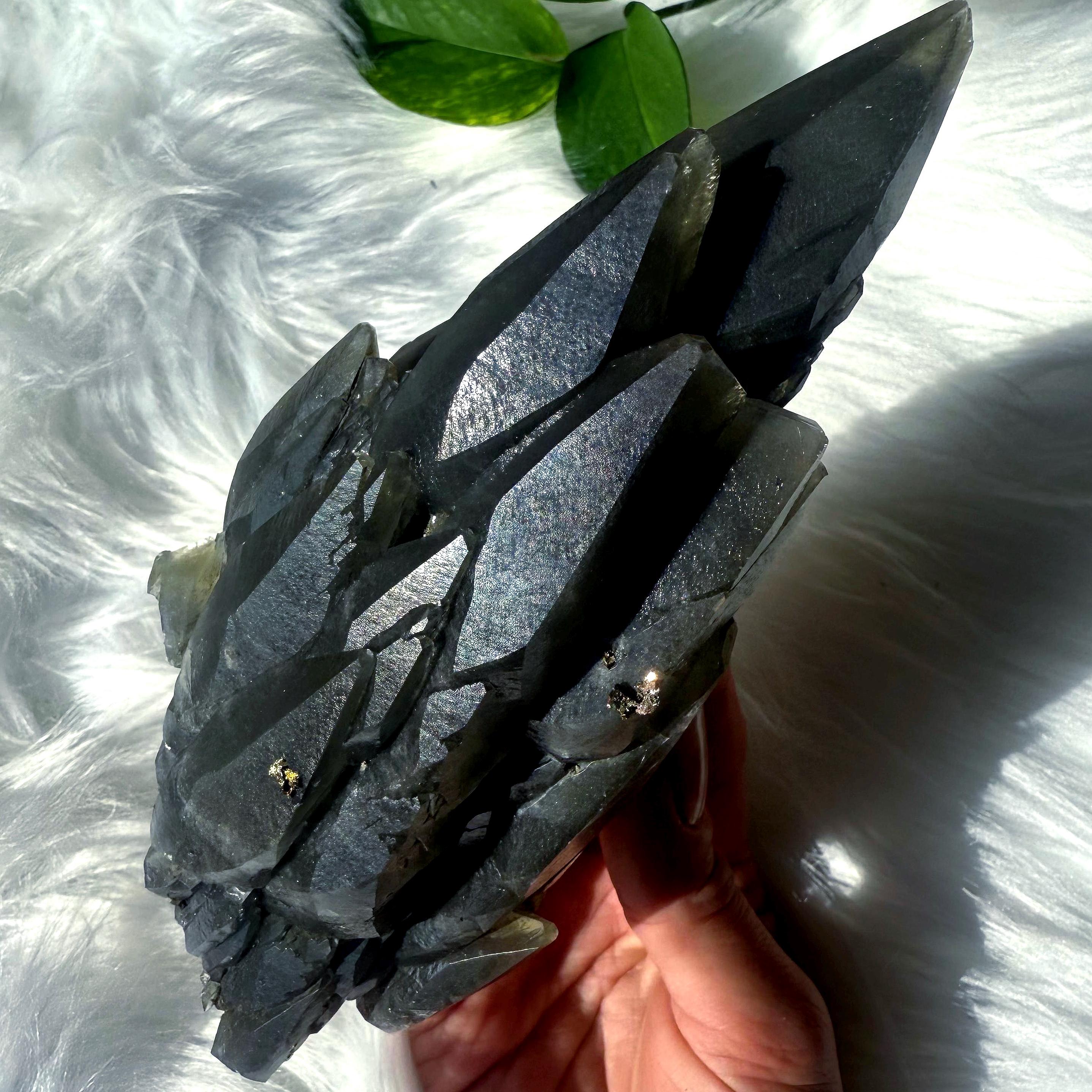 RARE Black Dragonscale Calcite From Sweetwater Mine, Missouri