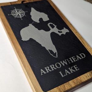 Custom Lake Map Charcuterie Board, Lake House kitchen decor, Lake Life, Realtor Closing Gift, Any Lake, Mother's Day Gif Set bild 19