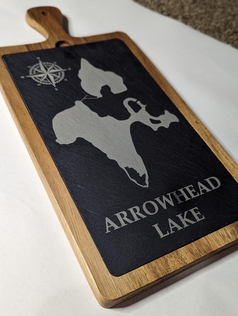 Custom Lake Map Charcuterie Board, Lake House kitchen decor, Lake Life, Realtor Closing Gift, Any Lake, Mother's Day Gif Set bild 19