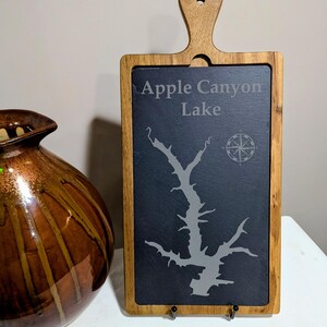 Custom Lake Map Charcuterie Board, Lake House kitchen decor, Lake Life, Realtor Closing Gift, Any Lake, Mother's Day Gif Set bild 18