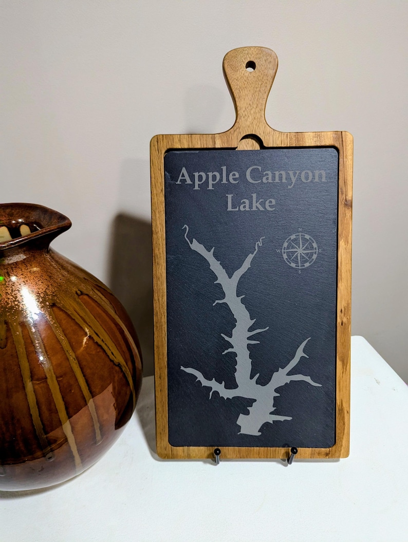 Custom Lake Map Charcuterie Board, Lake House kitchen decor, Lake Life, Realtor Closing Gift, Any Lake, Mother's Day Gif Set bild 18