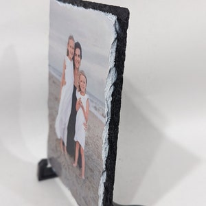 Custom Slate Stone Portrait Handcrafted & Personalized, Home Décor or Unique Gift, Family Portrait, Custom Photo, Mother's Day image 8
