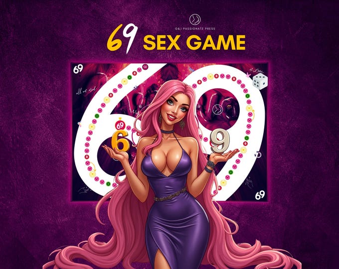 69 Sex Game - Kinky Board Game with Naughty Activities and Sex Positions. Sexy Switch Couples Cards. Anniversary Gift for Him and Her.