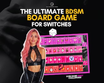 BDSM Board Sex Game for Couples. 40 Kinky Activities and Sex Positions. Naughty Anniversary Gift for Him & Her. Sexy Birthday Gift for Wife.