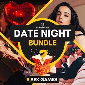 Date Night-cadeau voor stel: 8 ondeugende seksspelletjes. Sexy jubileumcadeau voor hem of haar. Kinky verjaardagscadeau voor man of vrouw.