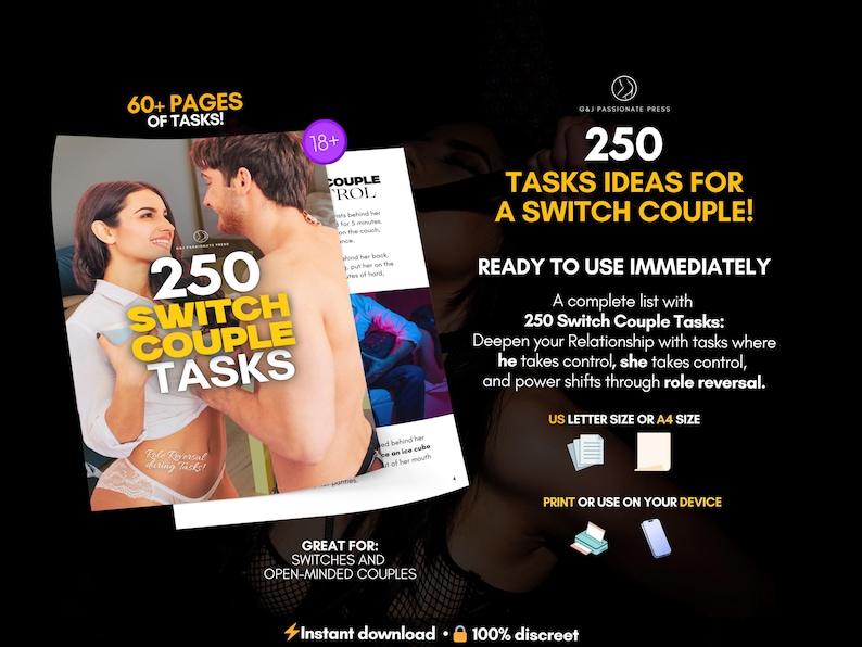 250 Switch Couple Tasks Ideas. 100 Submissive Women & 100 Femdom Tasks ...