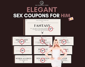 Sex Coupons for Him. Foreplay Game for Couples. Naughty Gift and Printable Sex Game. BDSM Switch Coupons. Sexy Gift for Husband.