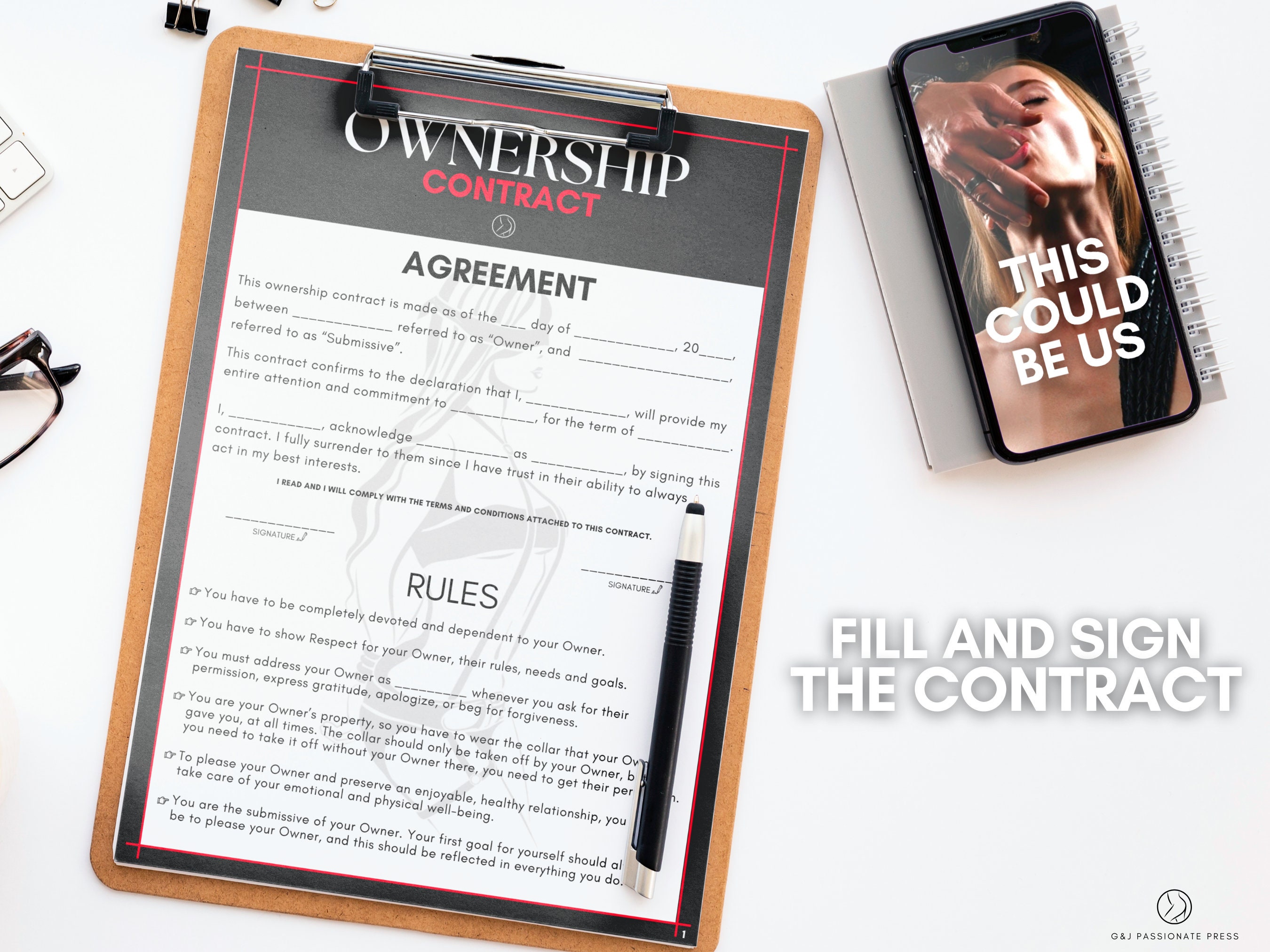 Ownership Contract Certification of Ownership. Printable BDSM Contract ...