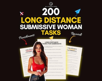 Submissive Woman Tasks for Long Distance Relationship. Humiliation, Punishment & Reward Tasks. Naughty Gift for Wife and Husband. BDSM Sex.