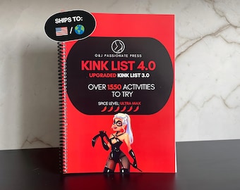 Kink List 4.0 - Kinky, Sexy, Humiliation, BDSM Sex Ideas for Couples. Submissive Woman and Femdom. 1550 Sex Activities & Fetishes. Sex Game.