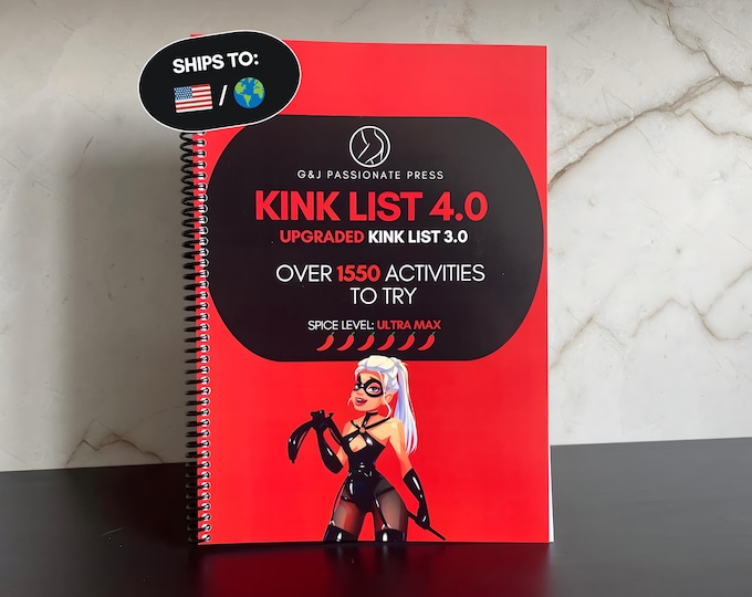 Kink List 4.0 - Kinky, Sexy, Humiliation, BDSM Sex Ideas for Couples. Submissive Woman and Femdom. 1550 Sex Activities & Fetishes. Sex Game.