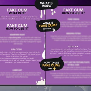 Fake Cum Recipies - 20 Semen Recipies for Cum Eating Ideas, Facials