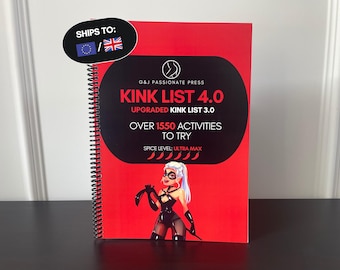 Kink List 4.0 - Discover 1550 Sex Activities & Fetishes. Kinky, Sexy, Humiliation, BDSM Sex Ideas for Couples. Submissive Woman Tasks.