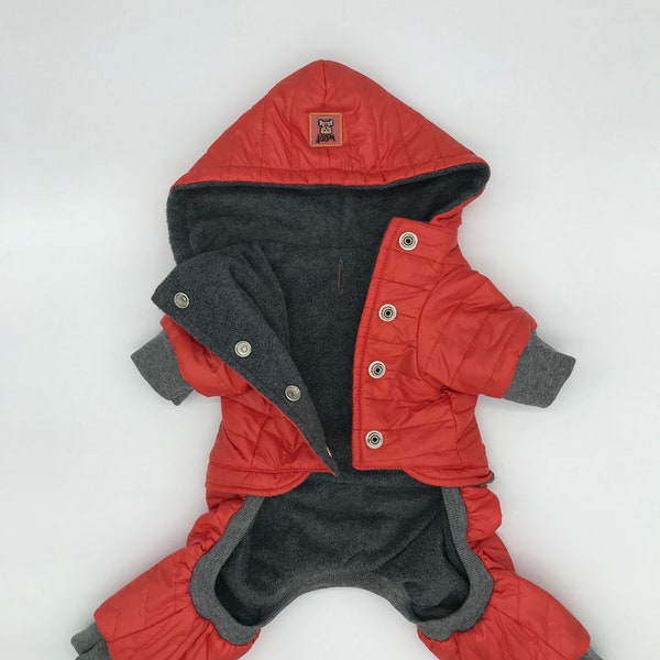 Dog Snowsuit Etsy