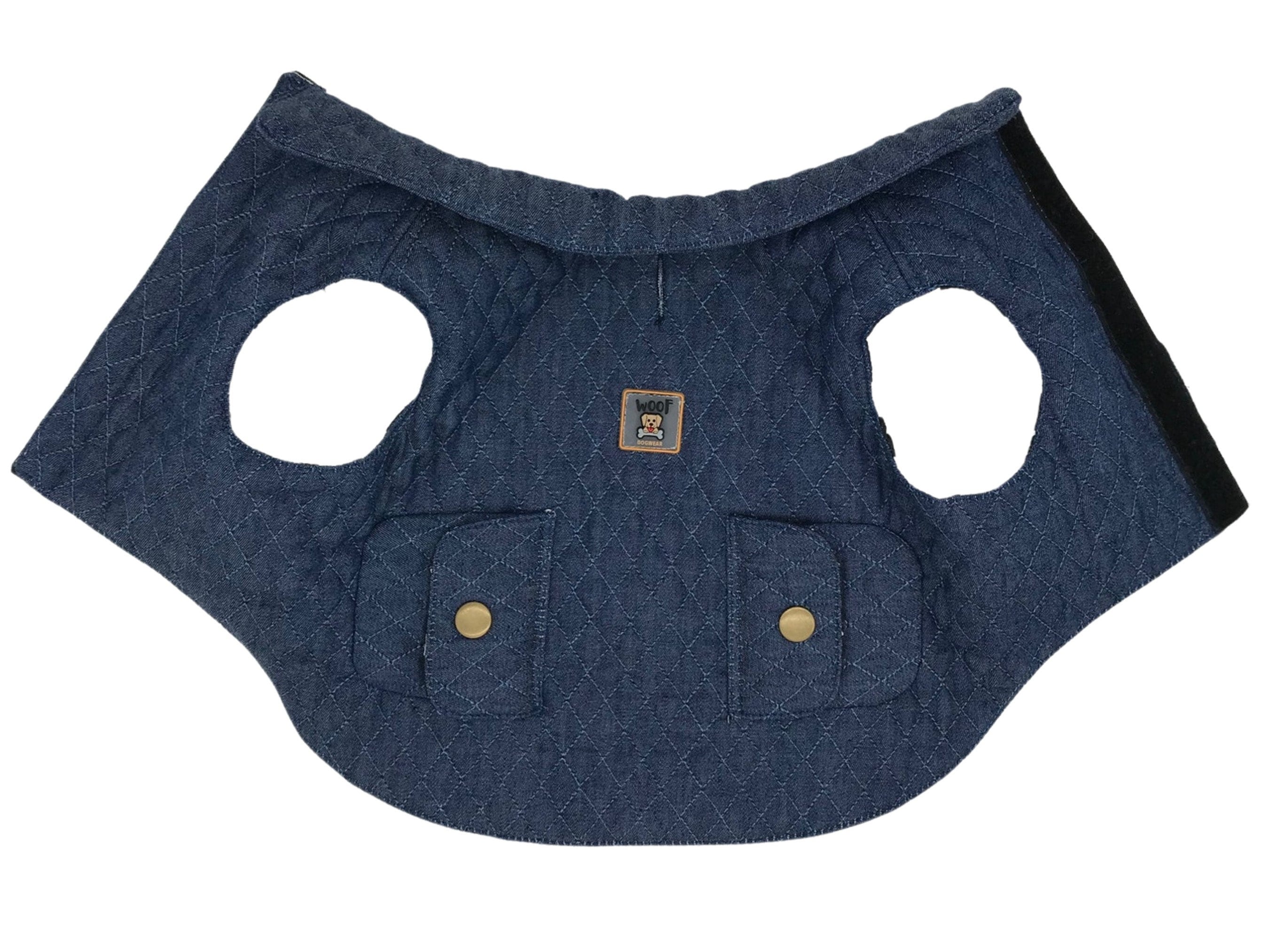 Denim Dog Jacket Denim Dog Vest Dog Denim Dog Harness Custom Dog Jacket