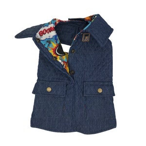 Dog Jean Jacket| Vest Funky