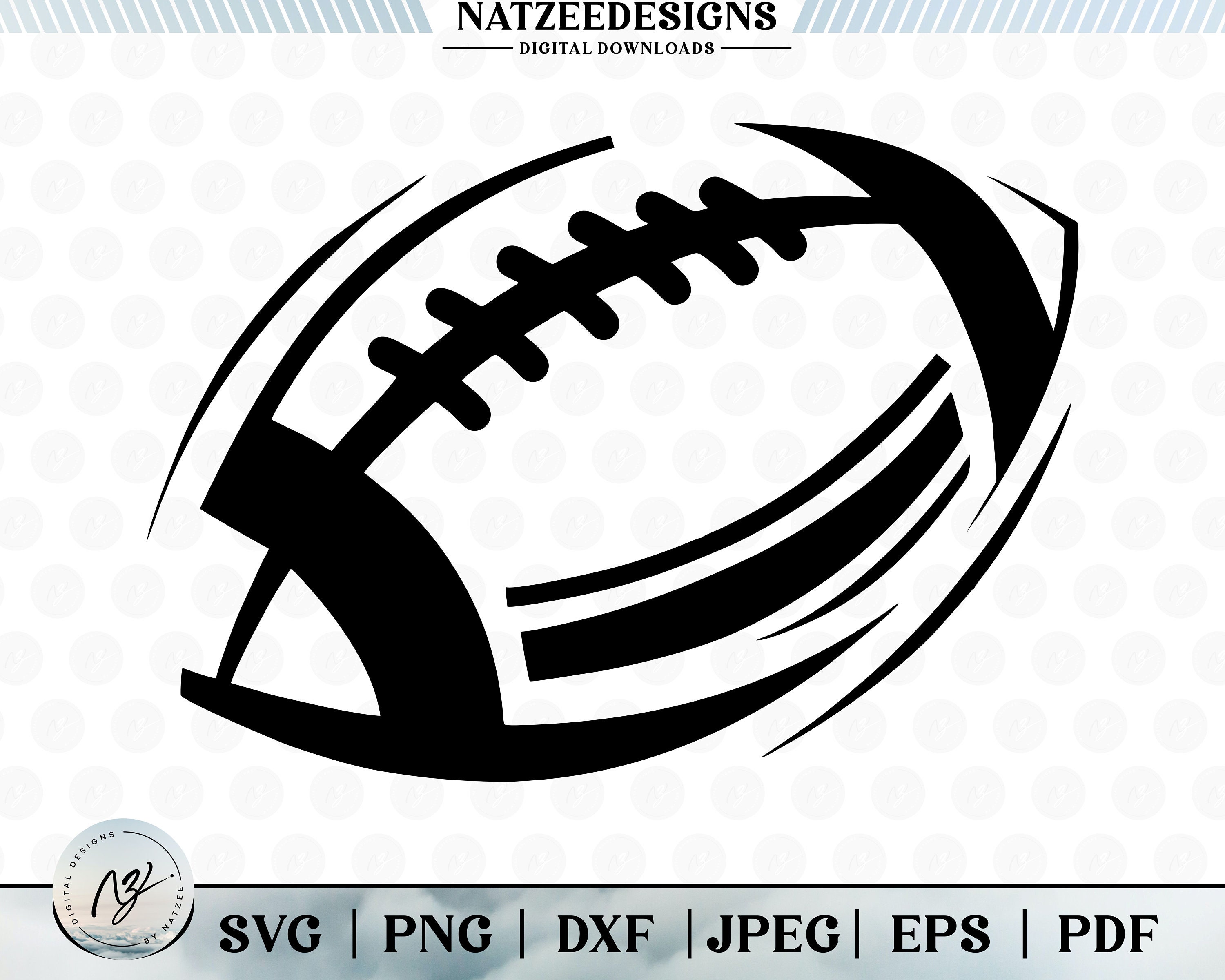 Football Stitch Svg, Football Laces Images for Cricut, Vector Football