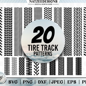 20 Tire Track svg, Tire Tracks svg, Mudding svg, Country svg (eps, svg, pdf, png, dxf, jpeg)