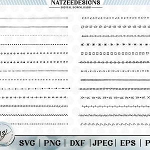 Simple Shape Line Dividers SVG, Dividers SVG, Text Divider Clipart, Page Divider Line, Divider Graphics, Page Border Clipart, Wedding