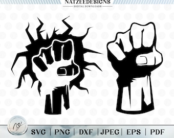 Human Hand svg, Hand Smash svg, Human Fist svg. Eps, Instant Digital Download Svg Cut file, Svg, Png, Eps