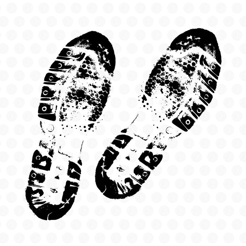 Footmarks SVG Footmarks PNG Footmarks Clipart Footmarks Etsy