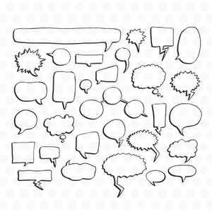 Doodle Frame Svg Bundle, Hand drawn Clip Art, Bullet Journal Clipart, Commercial Use, Digital Download, Vector Graphics, Instant Download