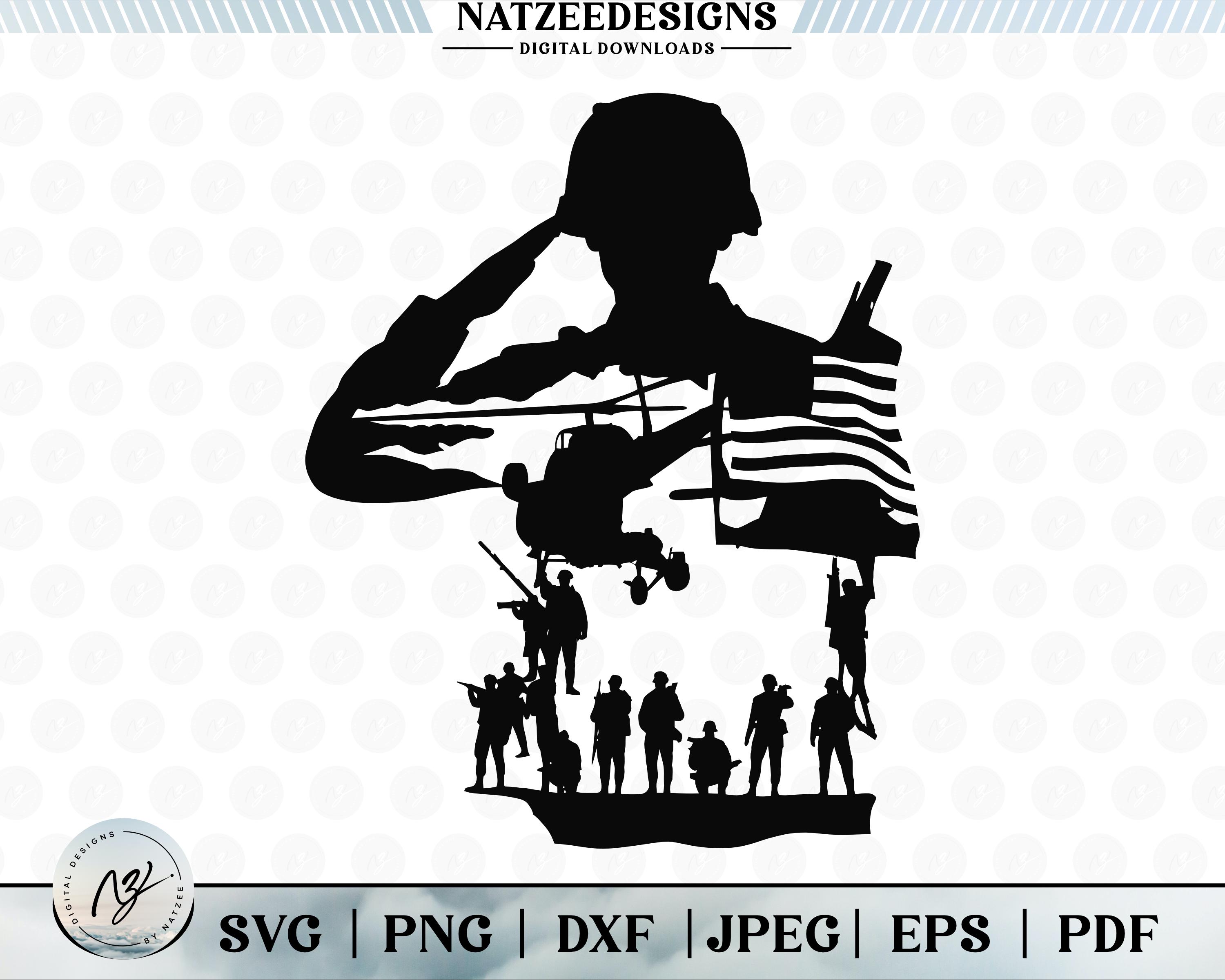 US Soldier Svg, Veteran Soldier Svg, American Troops Svg, Army Svg ...