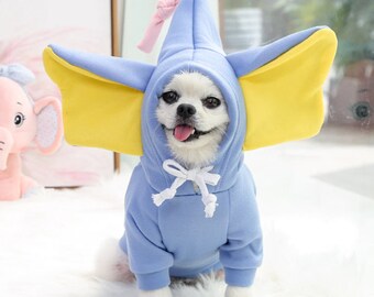 Pet Costume for Dog Cat Halloween Costume Funny Pet Costumes Pink Purple Elephant Costume for Dogs and Cats Halloween Costume for Dogs