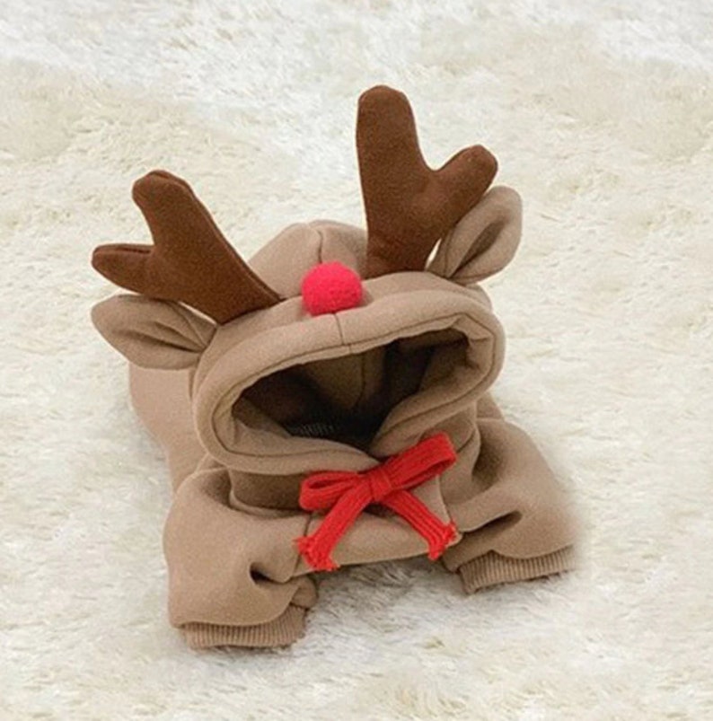 Funny Sweater for Dogs and Cats Frog Hoodie Reindeer Costume Etsy