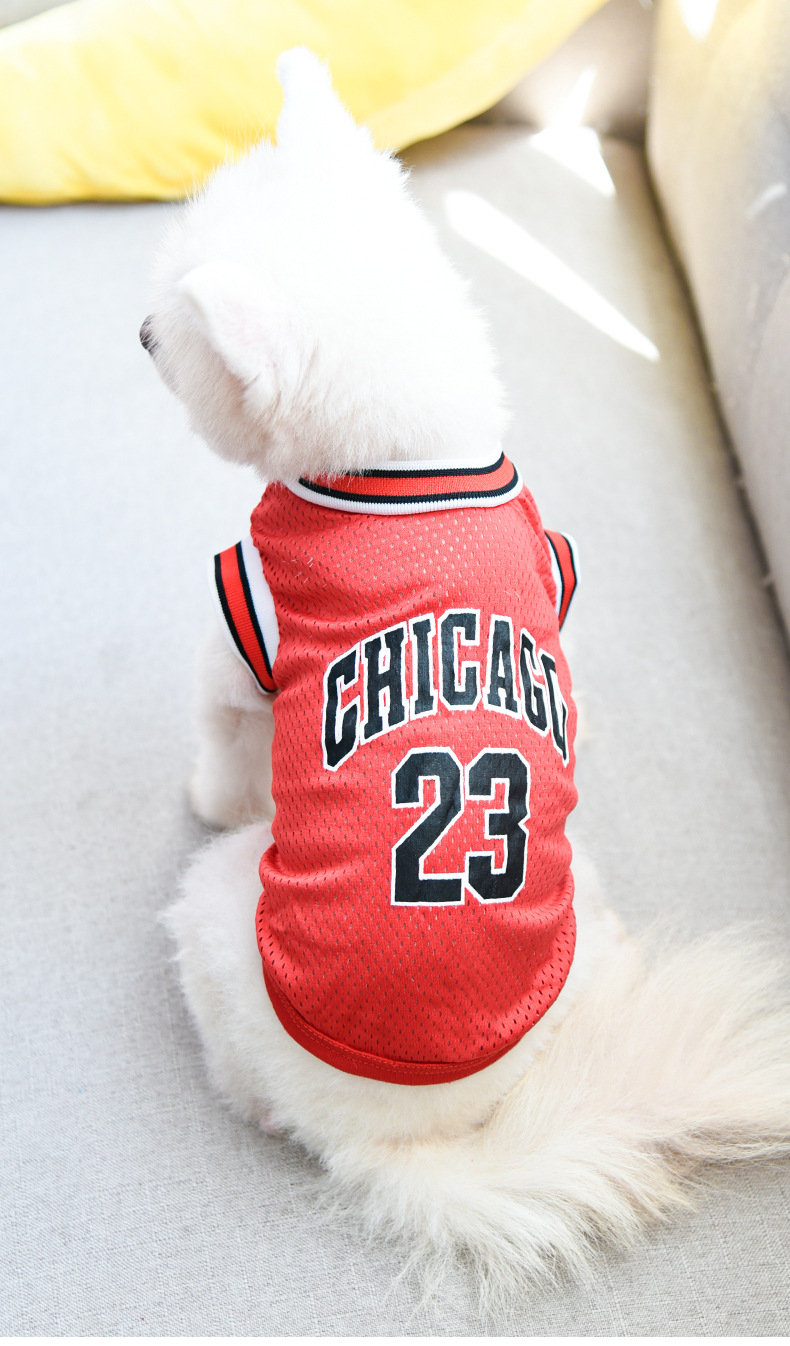 Clothes Dogs Summer Jersey, Basketball Jerseys Dogs