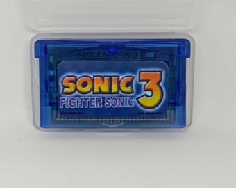 Custom made of Unlicensed game Sonic 3 - Fighter Sonic for gameboy advance gba DS