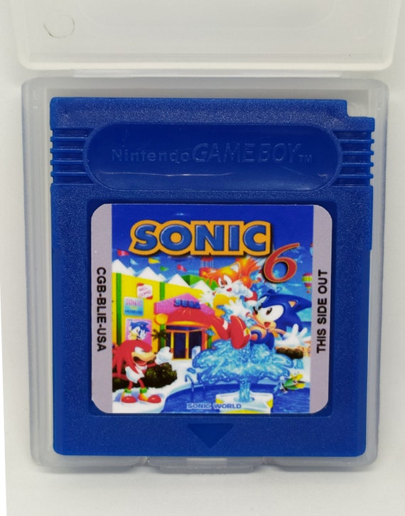 Custom Made of Unlicensed Game SONIC 6 for Gameboy / Game Boy 