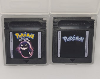 Pokemon Creepy Black for Nintendo Gameboy (red version hack) with the ghost - creepypasta