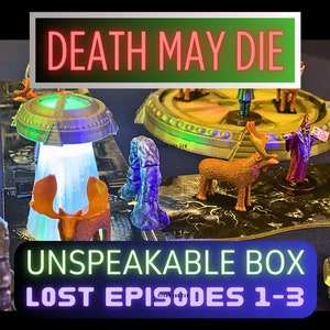 Cthulhu Death May Die Unsägliche Box, Verschollene Folgen 1-3, Deluxe 3D-Brettspiel-Upgrades, ultimative Erweiterungen für Death May Die