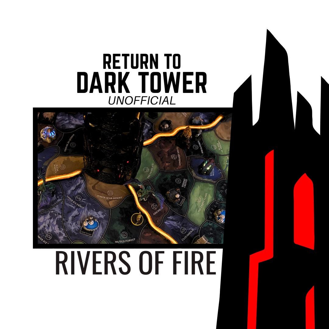 Java Rivers Of Fire Rivers of Fire - Return to Dark Tower Upgrade for Neoprene Mat - Etsy