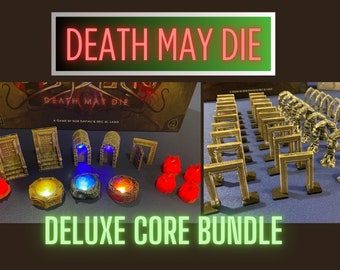 Paquete de actualización básica Cthulhu Death May Die Deluxe: conjunto básico más puertas y arcos