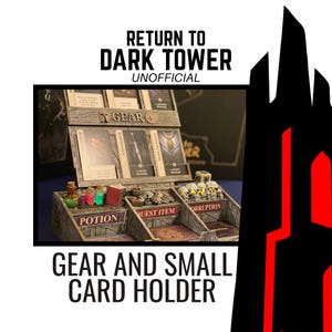 Gear and Small Card Holder - Return to Dark Tower Upgrade