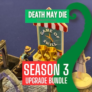 Cthulhu Death May Die Season 3 Upgrade Bundle, Fear of the Unknown, Deluxe Board Game Upgrades, Ultimate Enhancements for Season 3 Episodes