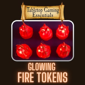 Deluxe Feuer Token für Brettspiele