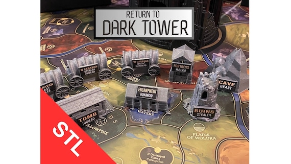 STL DOWNLOAD Quest Marker Complete Set - Return to Dark Tower Unofficial Upgrade