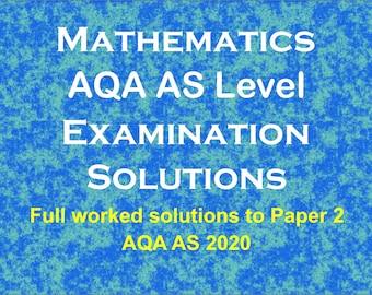 AQA AS Mathematik Papier 2 2020 Lösungen