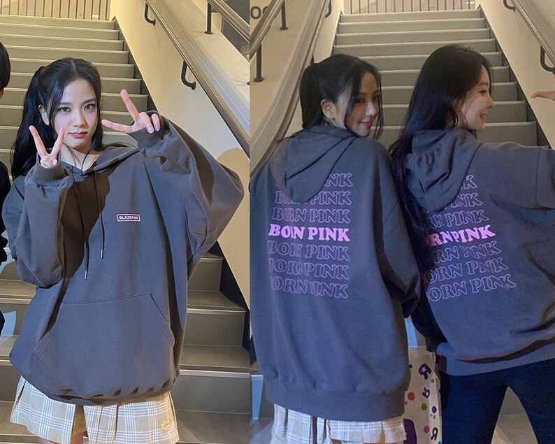 born pink tour logo hoodie