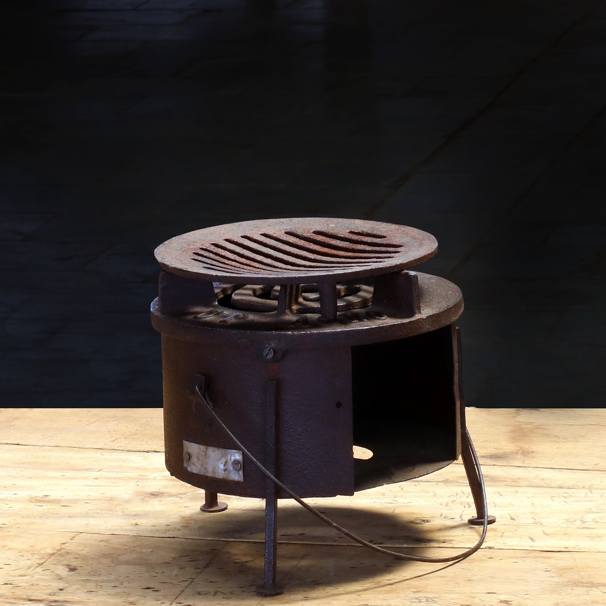 Charcoal in cheap wood stove