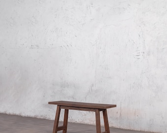 Handmade Reclaimed Wood Bench – Rustic Entryway Seating