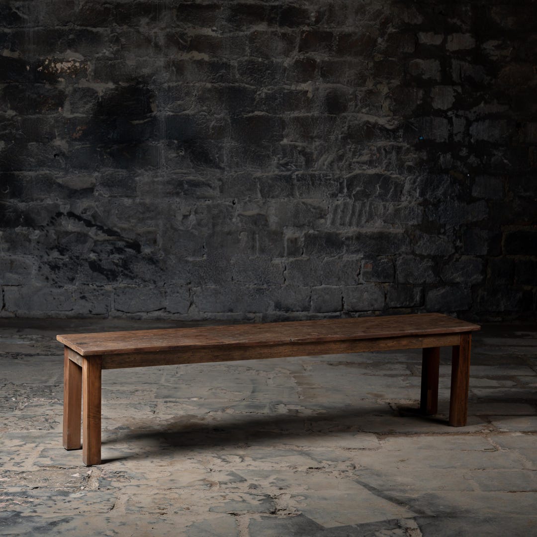 Reclaimed Wood Dining Bench: Rustic Farmhouse Hallway Bench - Etsy