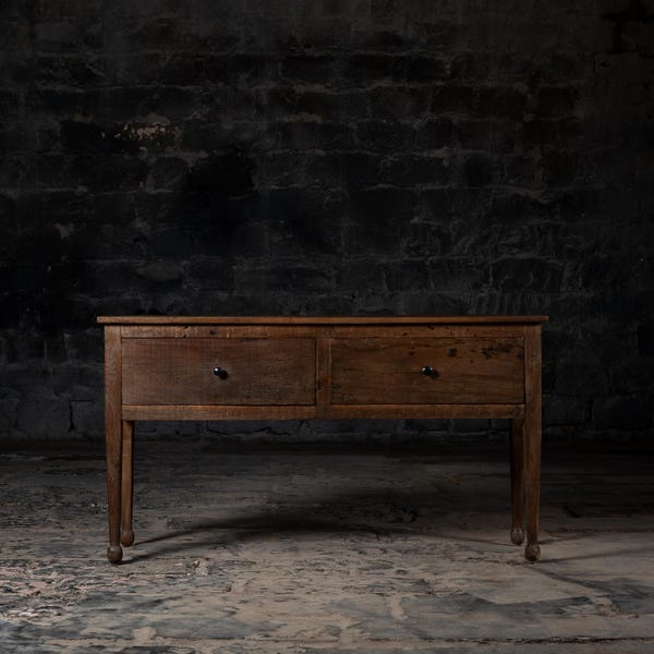 Reclaimed Wood Console Table: Rustic Entryway Drawer Chest