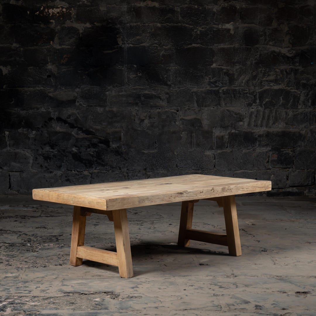 Reclaimed Wood Coffee Table: Rustic Farmhouse Sofa Table - Etsy