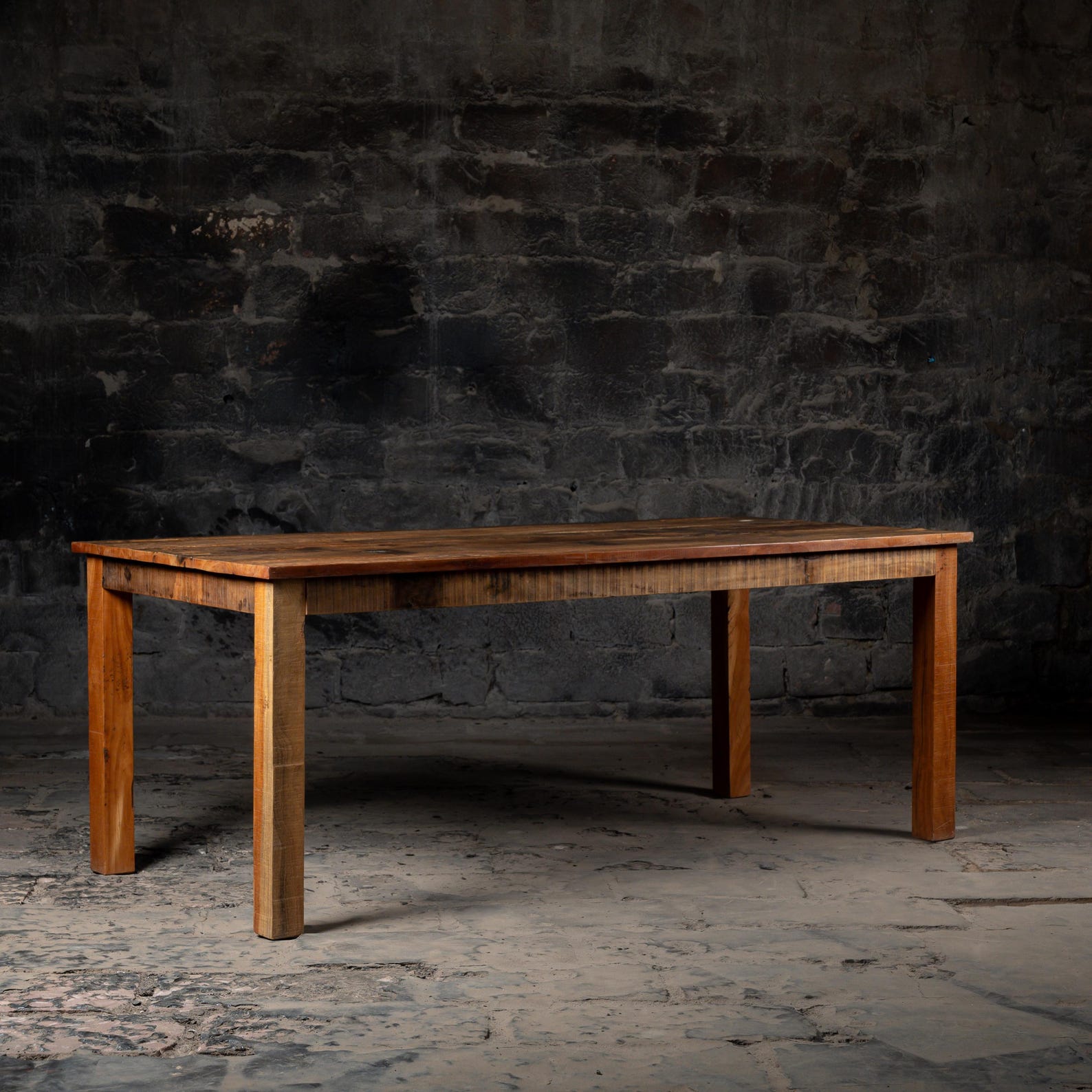 Reclaimed Wood Dining Table: Rustic Farmhouse Kitchen Table - Etsy