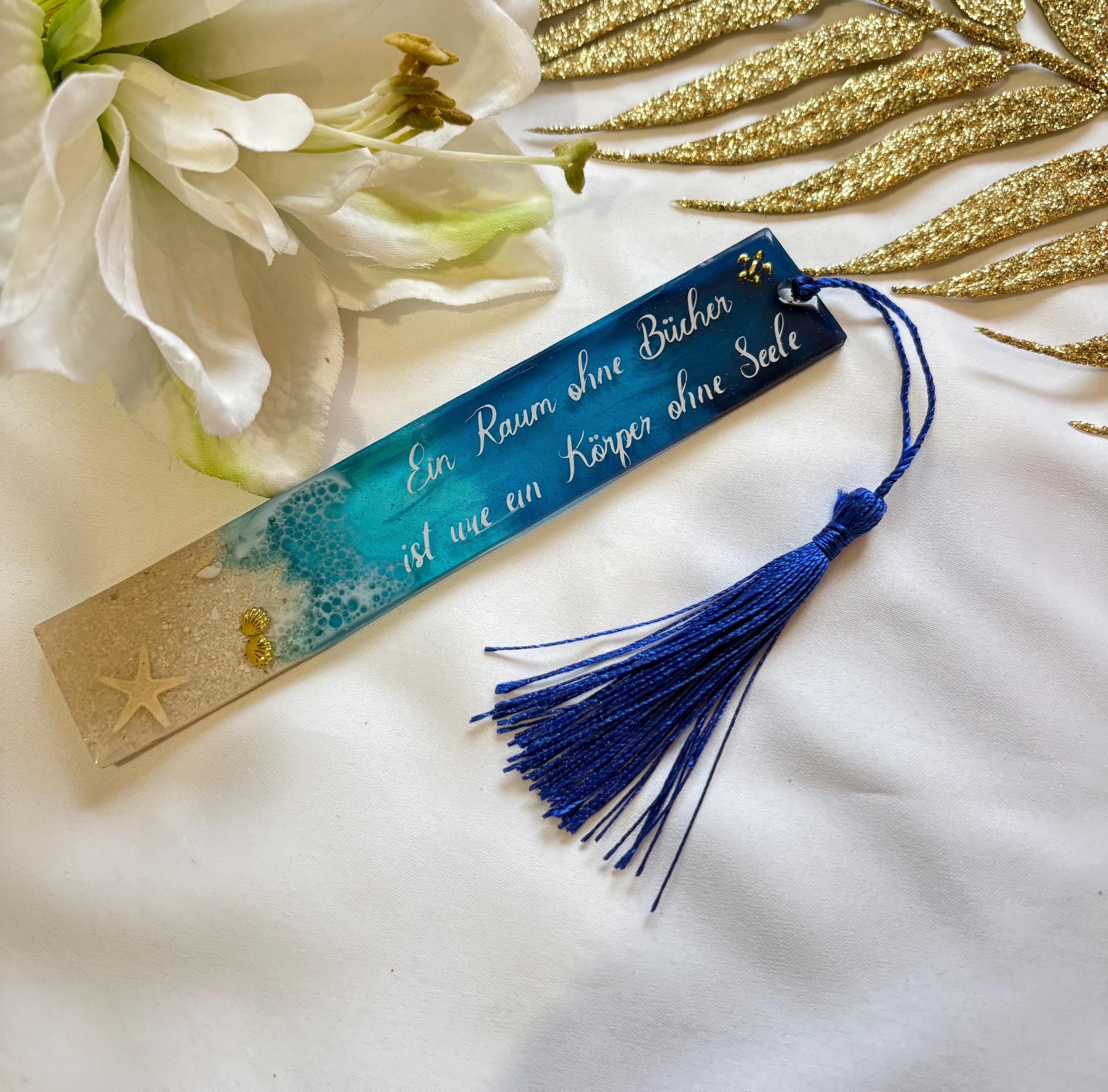 Personalisierte Lesezeichen l Geschenk für Buchliebhaber l Geschenk zum 21. Geburtstag für Sie l Lesen l Lesezeichen aus Kunstharz l Personalisiertes Geschenk