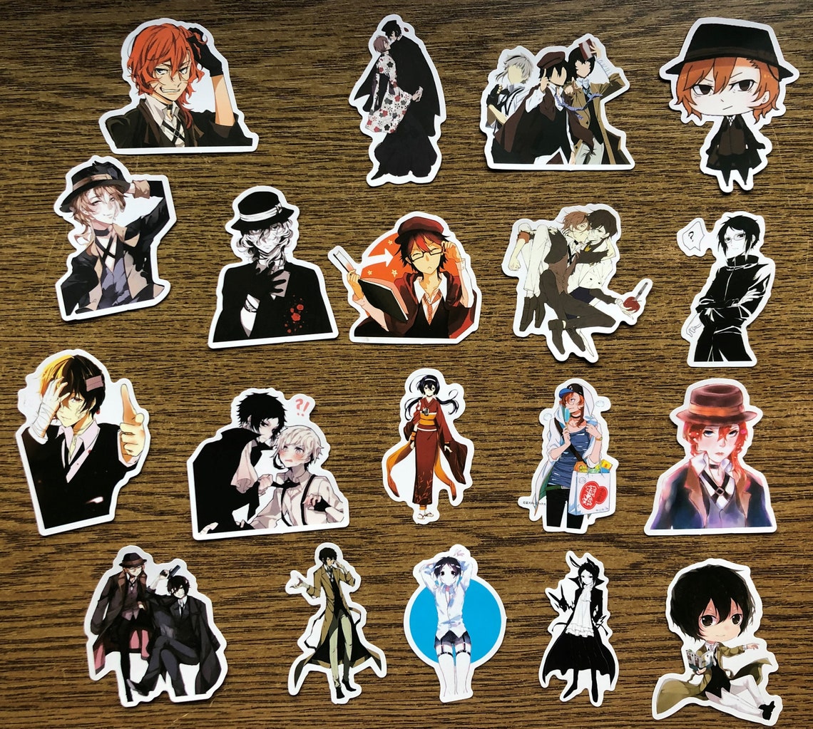 Bungou Stray Dogs Stickers Anime Stickers Manga Stickers Etsy UK